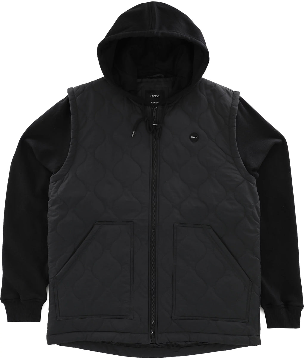 Rvca deals vest hoodie