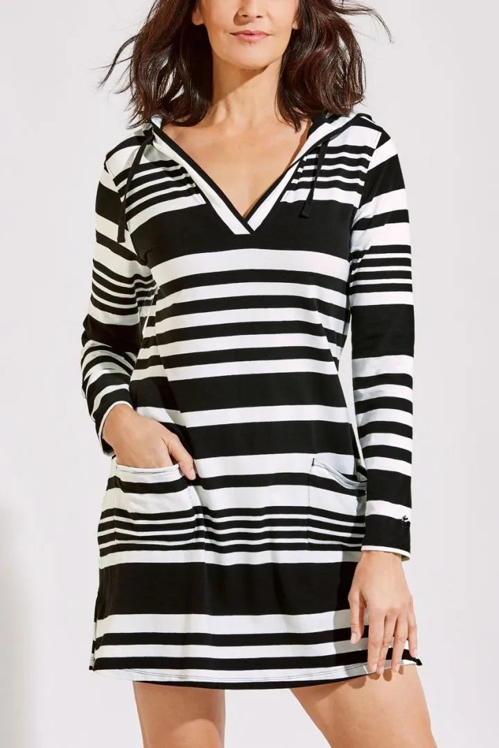 Women's Catalina Beach Cover-Up Dress | Aura Blue XL Coolibar Women's Catalina Beach Cover-Up Dress | Aura Blue XL Coolibar