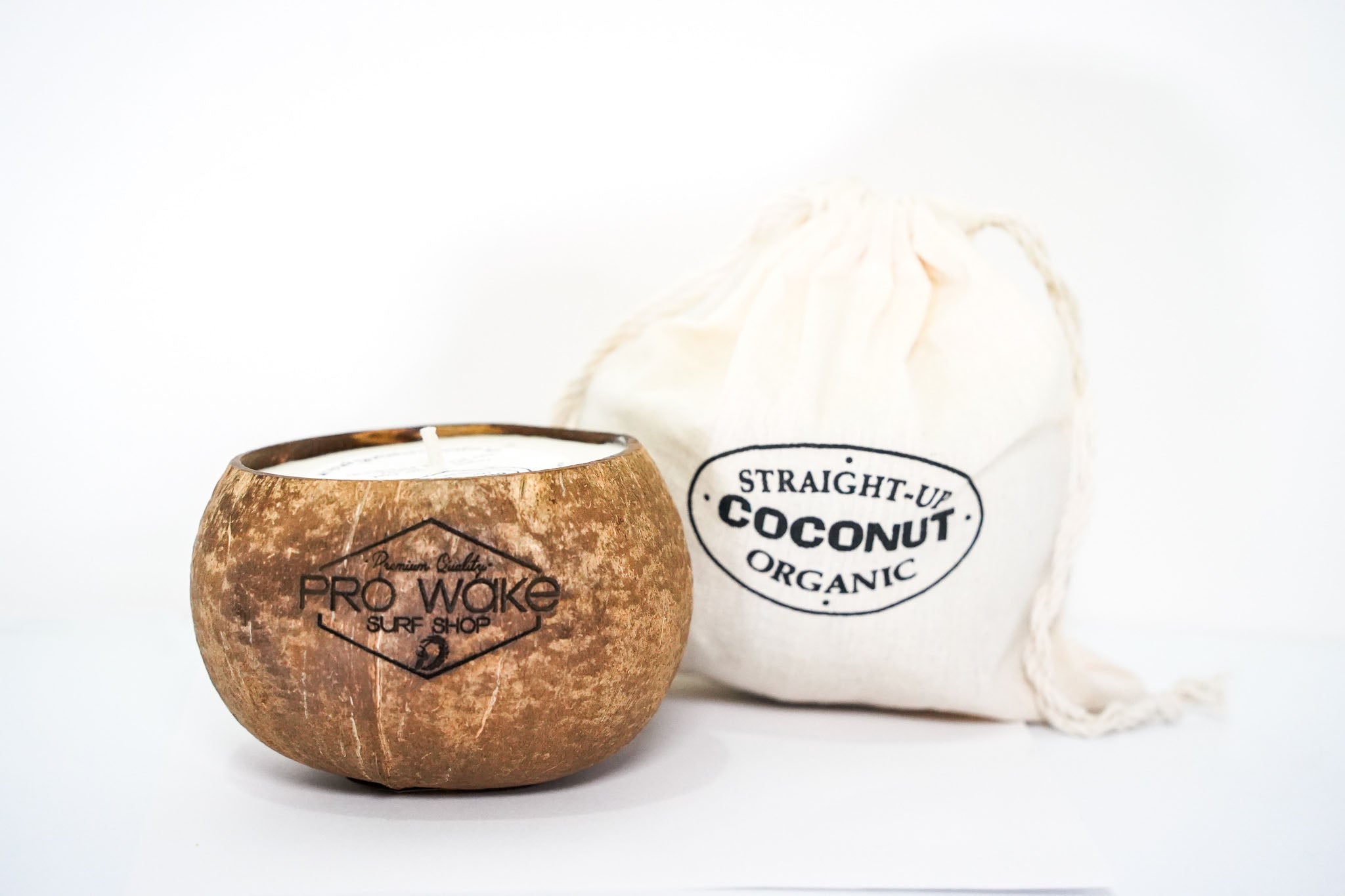  Straight Up Coconut Organic Candle Miami Beach : Home & Kitchen